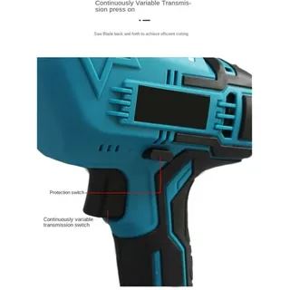 Akku-Säbelsäge, elektrische Säbelsäge mit variabler Geschwindigkeit, Schneidwerkzeug für Metall und Holz, für 18-V-Akku
