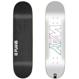 Jart Overlaps Way 8.5"x32.125" Plan B Deck Skateboard, Mehrfarbig (Mehrfarbig), Einheitsgröße