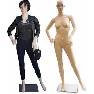 mspoint Schaufensterpuppe Weiblich Schaufensterfigur Mannequin Schneiderpuppe 360° beweglich 174cm