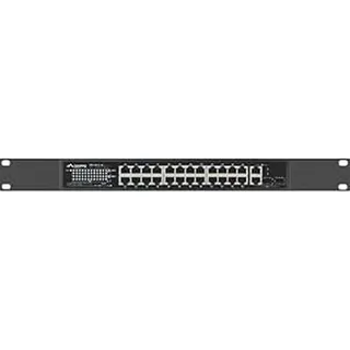 LANBERG RSFE-24P-2C-360 (26 Ports), Netzwerk Switch 24X 100MB DSP+/2X Combo Rack 19" 360W V2