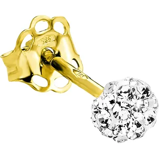 Amor Damen Single-Ohrstecker, 585er Gold gold