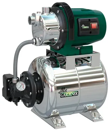Mr. GARDENER Hauswasserwerk »HWW 3700 Inox«, 3700 l/h, 650 W, 4,2 bar - silberfarben