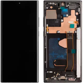 Wigento Für Samsung Galaxy Note 20 Ultra 5G SM-N986B Display Full OLED LCD mit Rahmen Einheit Touch Ersatzteil Reparatur Schwarz