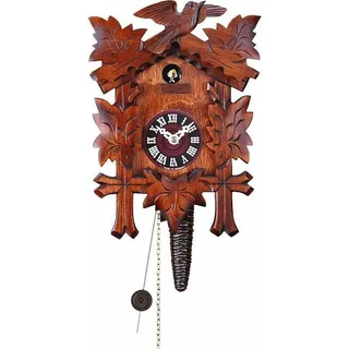 Selva Trenkle Viertelruf Kuckucksuhr mit 1-Tag Werk (5-Laub + Vogel)