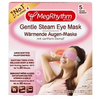MegRhythm Wärmende Augen-Masken Parfumfrei 5 Stück