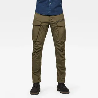 G-Star Rovic Zip 3d Regular Tapered Hosen Dark Bronze Green 30 32