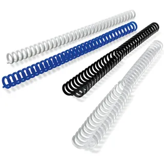GBC® Binderücken ClickBind, PP, A4, Ø: 16 mm, für: 145 Blatt, schwarz (50 Stück), Sie erhalten 1 Packung á 50 Stück