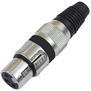 OMNITRONIC XLR Sockel 3pin bk 10x