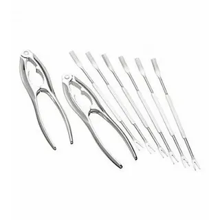 Seafood 8-tlg. Besteck Set FISCHBESTECK Meeresfrüchte, Hummer, Krebse, Garnelen