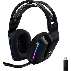 LOGITECH G733 Light Speed LIGHTSYNC RGB kabelloses, Over-ear Gaming Headset Schwarz