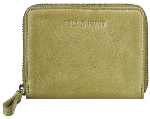 Bull Hunt Midi Zip Wallet-Lime Geldbeutel