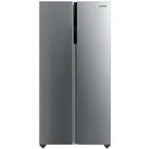 Midea-Comfee 460L Amerikanischer Kühl-Gefrierschrank, No Frost, Inverter-Kompressor, Doppeltemperaturkontrolle, LED-Display, Edelstahl, RCS609IX2 [Energieklasse E]
