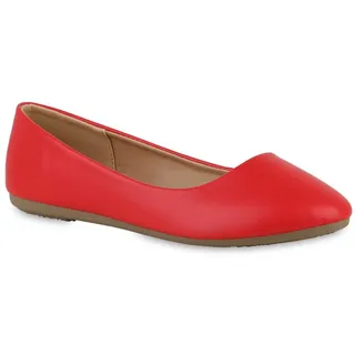 VAN HILL Damen Klassische Ballerinas in Rot