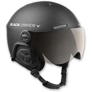Black Crevice Erwachsene Skihelm Gstaad, schwarz Carbon, S, BCR143921-CW-0