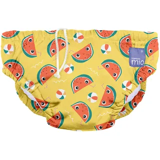 Bambino Mio Bambino Mio, wiederverwendbare Schwimmwindel für Babys und Kleinkinder, Jungen und Mädchen, Milde Melone, L (1-2 Jahre)