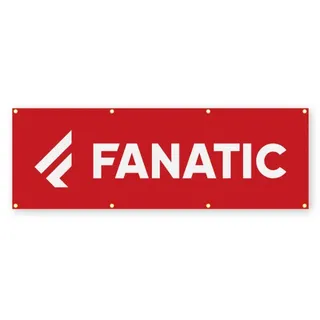 Fanatic Banner 200x68 Beach Fahne Windfahne rot surf