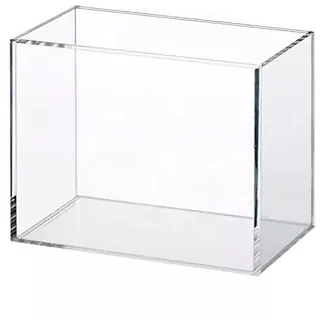 Acrylfotografie Tiefwassertank Fotografie, Kosmetikwerbung Shooting Requisiten Vitrine, Hängefotografie Flachwassertank Transparent Flachwassertank(40x30x60cm/15.7x11.8x23.6in)