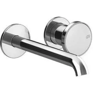 GESSI Origini Fertigmontageset Waschtisch-Einhebelmischer mit Auslauf, zwei Rosetten, 66088031, Farbe: chrom