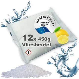 Bluecraft Luftenfeuchter Granulat mit Zitronenduft Nachfüllpackung 12x 450g Vliesbeutel