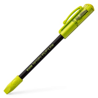 Ooly Kum 347.02.24 TipTop Popline D Gap Bleistift Anspitzer mit Radierer, Farben variieren