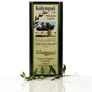 KOLYMPARI SA 04058 Natives Olivenöl Extra 5 L Kanister Mihelakis AG MHD 04/28