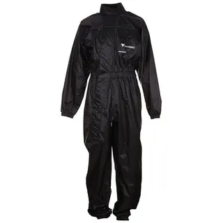 Modeka Black Rain Regenkombi 1 Teiler, schwarz, - XXL