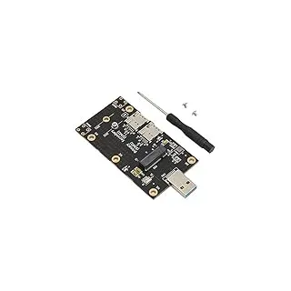 Dpofirs Dual-SIM-Karte PCI Express Adapter, M.2 auf USB 3.0 PCI-E USB 3.0 Hub Controller Adapter, PCI Express Card Support M.2 Key B Kartengröße des Typs 3042/3052