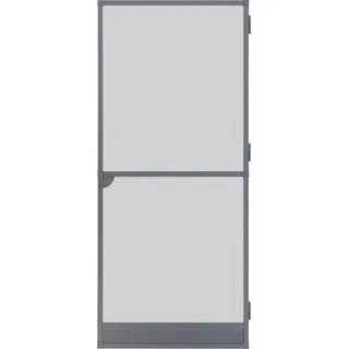 Schellenberg 70094 Fliegengitter Balkontür, Insektenschutz Tür Premium, 100 x 215 cm, anthrazit