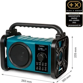 Medion E66877 Baustellenradio blau
