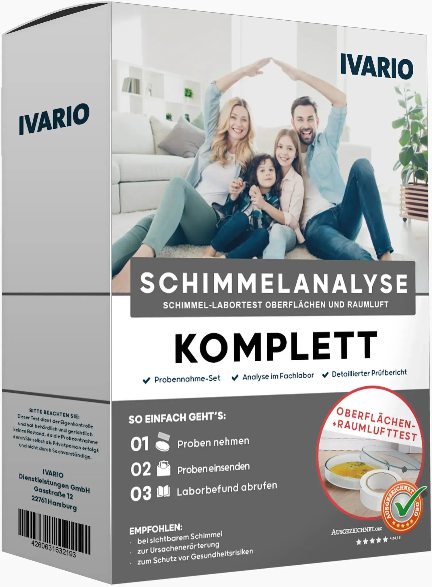 Schimmel-Labortest Komplett