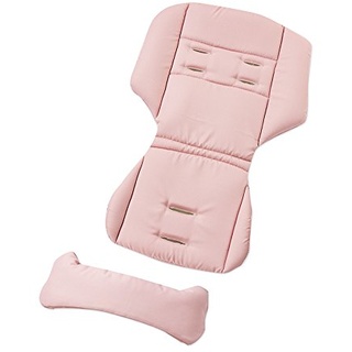 Gesslein Loop Set 006 Sitzauflage Kinderwagen, Wendeeinlage für Sommer & Winter, universel, Tencel atmungsaktiv & Schild Tragetasche C1/C2/Trend |rosa, 626000006, 2 Stück (1er Pack)