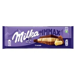 Milka Tafelschokolade Triolade, Großtafel, 280g
