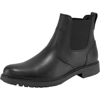 Timberland Stormbuck Chelsea Stiefel Black Smooth 41 1/2