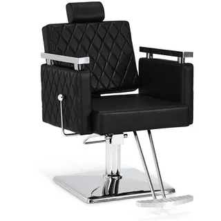 Barberpub Friseurstuhl mit Kopfstütze Kippbar, 360° Drehbar, Höhenverstellbar, 2073