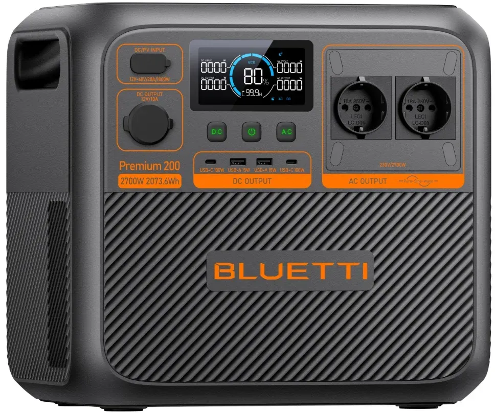 Bluetti Premium 200 V2 Mobile Powerstation 2073Wh 2700W - 0% MwSt. (gemäß§12 Abs.3 UstG**)