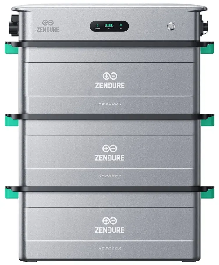 Zendure SolarFlow 2400 AC Bidirektionaler AC Speicher mit HEMS zum nachrüsten 3 x AB3000X