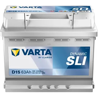 Varta Silver Dynamic D15 Autobatterie 563 400 061 12 V, 63 Ah, 610 A