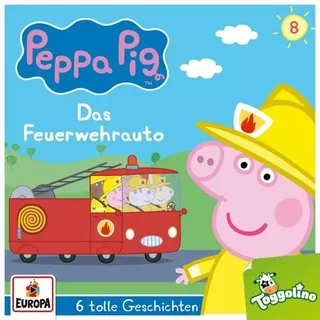 Peppa Pig Hörspiele - Das Feuerwehrauto (und 5 weitere Geschichten), 1 Audio-CD 6 tolle Geschichten, CD, Peppa Pig 8
