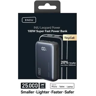 Leopard Power 100W P63-P1 Powerbank (Akku) - Grau - 25000 mAh