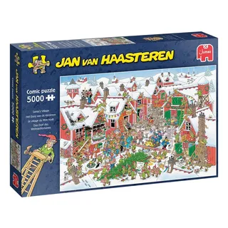 JUMBO Spiele Jumbo 20076 - Santa's Village, 5000 Teile