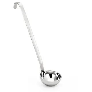 400 ml Schöpfkelle aus Edelstahl, robust und ergonomisch, perfekt für Saucen und Flüssigkeiten in professionellen Gastronomieküchen - Equipementpro