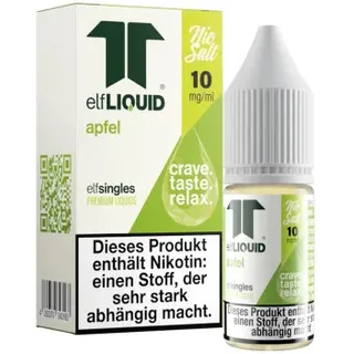Elf-Liquid Single Apfel NicSalt Liquid 10ml / 10mg