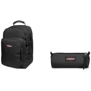 EASTPAK Provider Rucksack, 44 cm, 33 L, Schwarz (Schwarz) & Benchmark Single Federmäppchen, 21 cm, Schwarz (Black)