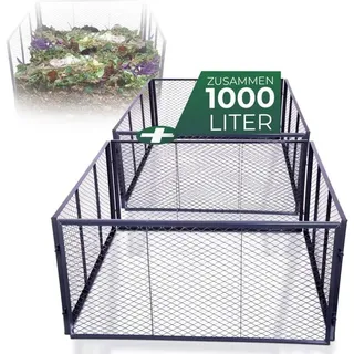 Novatool 2x Novatool Komposter 2x Garten-Komposter