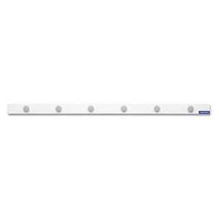 Magnetoplan Magnetleiste 16271M, Metall, inkl. 6 Magnete, Weiß