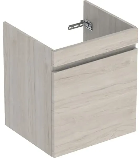 Geberit Renova Plan US für MWT, mit 1 Schbl. 53,8x60,5x47,3cm, Nussbaum hi hell
