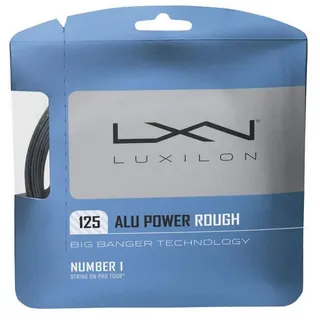Tennissaite - Luxilon - ALU POWER Rough - silber - 12,2 m