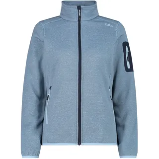 CMP Damen Jacke Knitted Melange Fleece Jacket 3H14746-13LS 36 - Skylight-B.Blue - 36