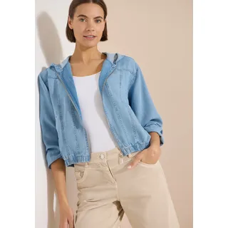 Cecil CECIL, Damen, Blouson im Denim-Look mit Zipper - XXL