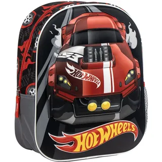 CERDÁ LIFE'S LITTLE MOMENTS Unisex Kinder Mochila Infantil 3D Hot Wheels Medidas 25.0x31.0x10.0 cm para Niñ@s Rucksack, Modell: 42 cm - 25.0x31.0x10.0 cm